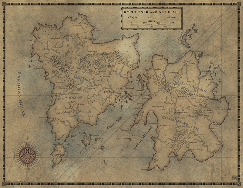 Illustration for article titled Beautiful Maps Of Fake Places